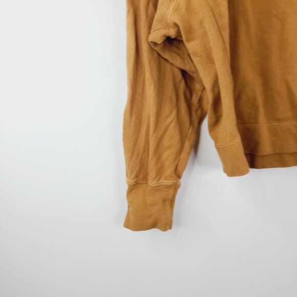 Vuori Women's Mustard Sunnyside Long Sleeve Casual Pullover Hoodie Size XS - Picture 4 of 7